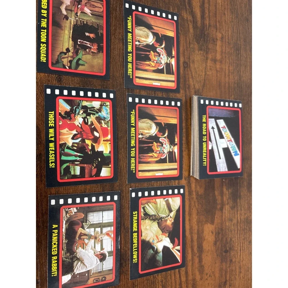 1987 Topps Who Framed Roger Rabbit Trading Cards Lot of 39 Vintage Disney Amblin